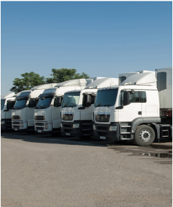 A truck parked, representing Non-Trucking insurance.